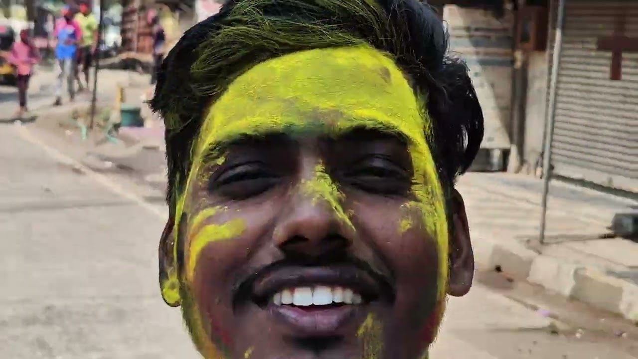 Holi Celebration with Friends #festival #india #family #love 