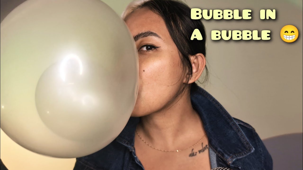 ASMR Extra Tingly Sensitive Chewing Gum , Paper Sounds, Blowing Bubbles
