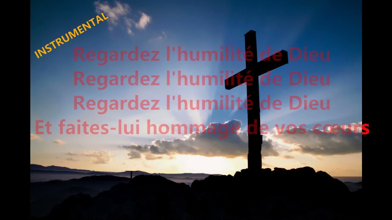 🎹REGARDEZ L'HUMILITE DE DIEU #INSTRUMENTAL  #CHANT DE COMMUNION