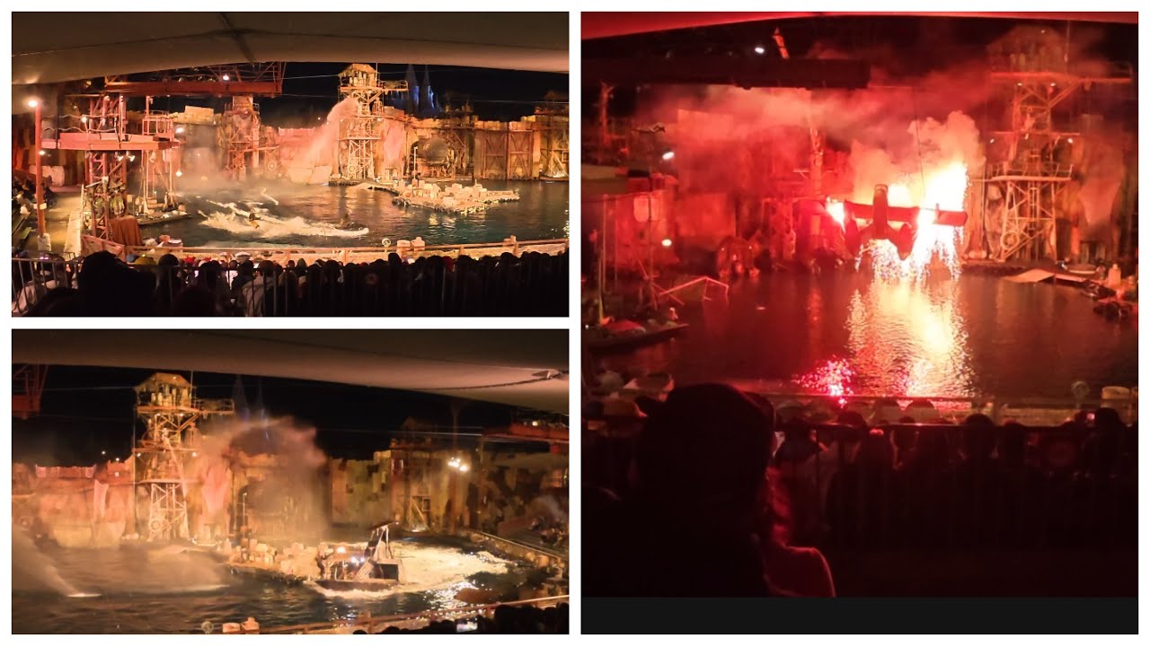 Universal Studio Water world (action) #familyvlog #action #water #fireworks #jetski 