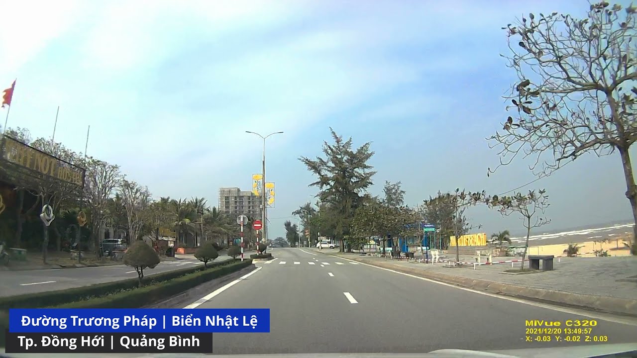 Đường ra biển Nhật Lệ, thành phố Đồng Hới, tỉnh Quảng Bình