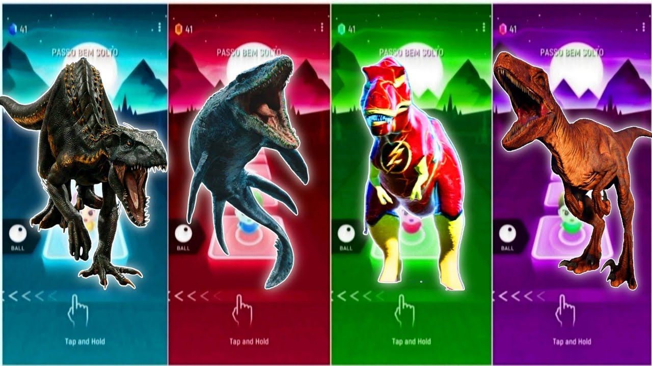 🦖JurassicWorld Indoraptor 🆚The Mosasaurus 🆚The T-rex Evolution 🆚The Velociraptor ||🎵CoffinDance