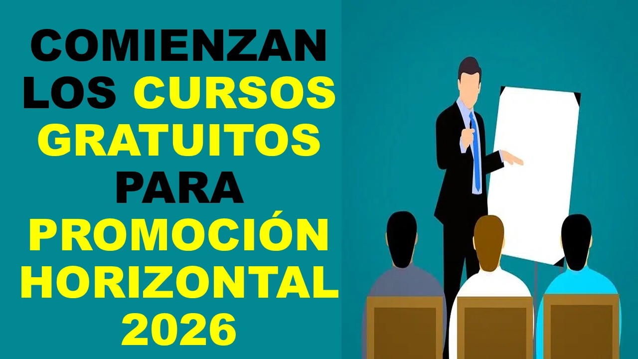 Soy Docente: COMIENZAN LOS CURSOS GRATUITOS PARA PROMOCIÓN HORIZONTAL 2026