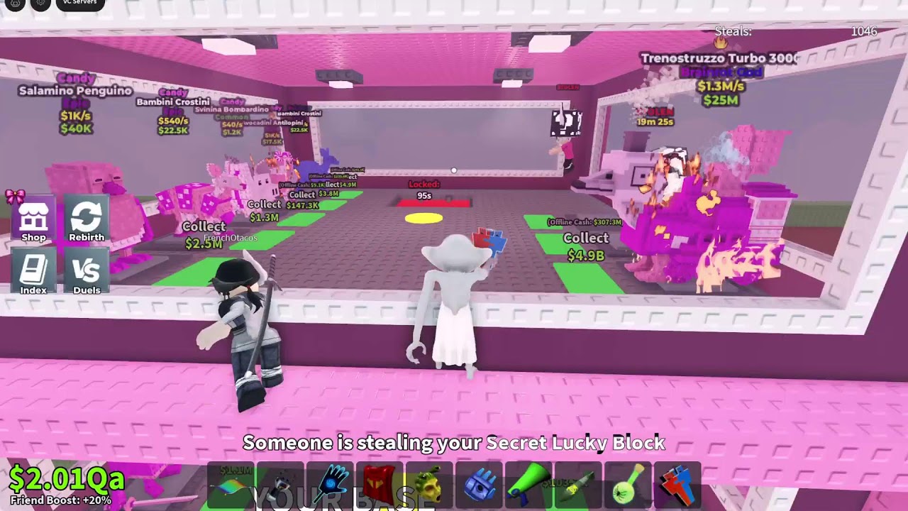 Je trade steal a brainrot / base candy