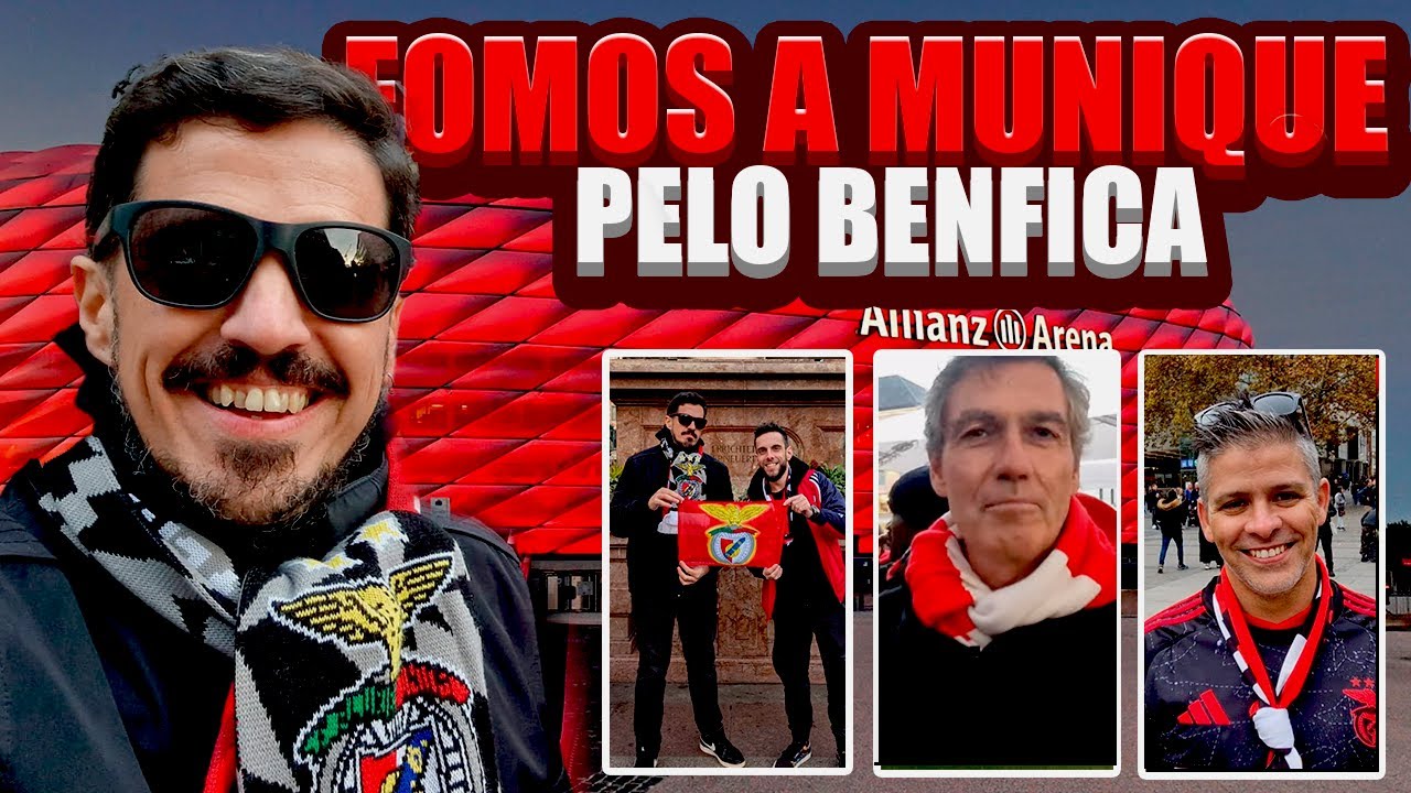 FOMOS A MUNIQUE VER O BENFICA PARA A CHAMPIONS! 🦅🏆