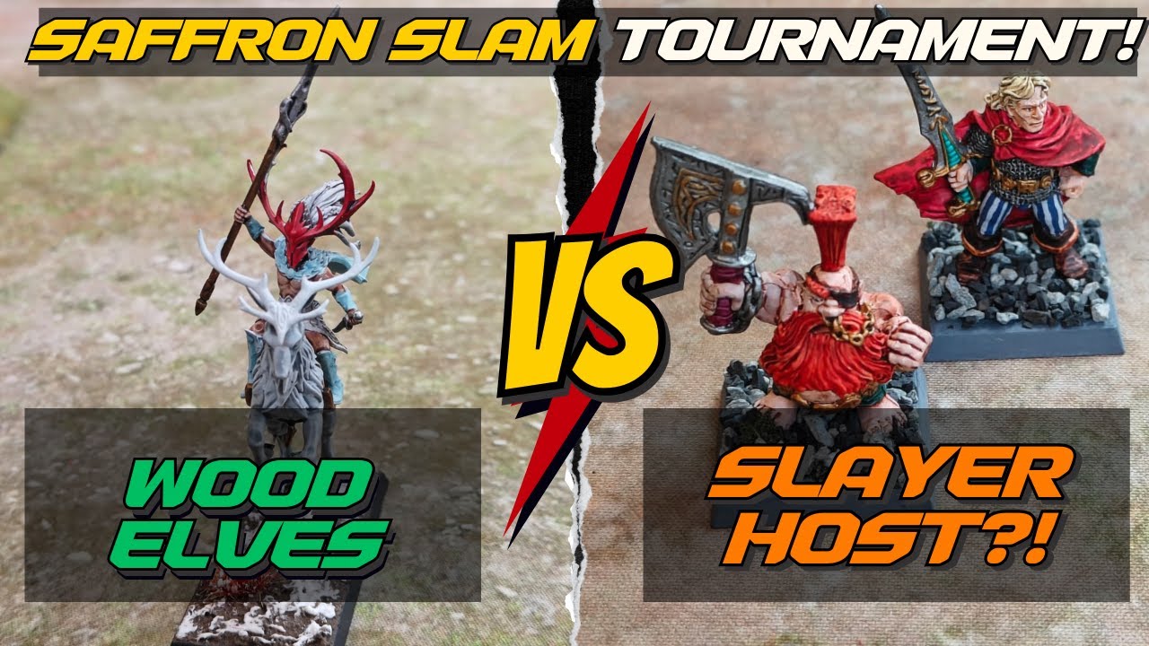 🔴 Wood Elves vs slayer host?! | Saffron Slam Round 3 LIVE! 🔴