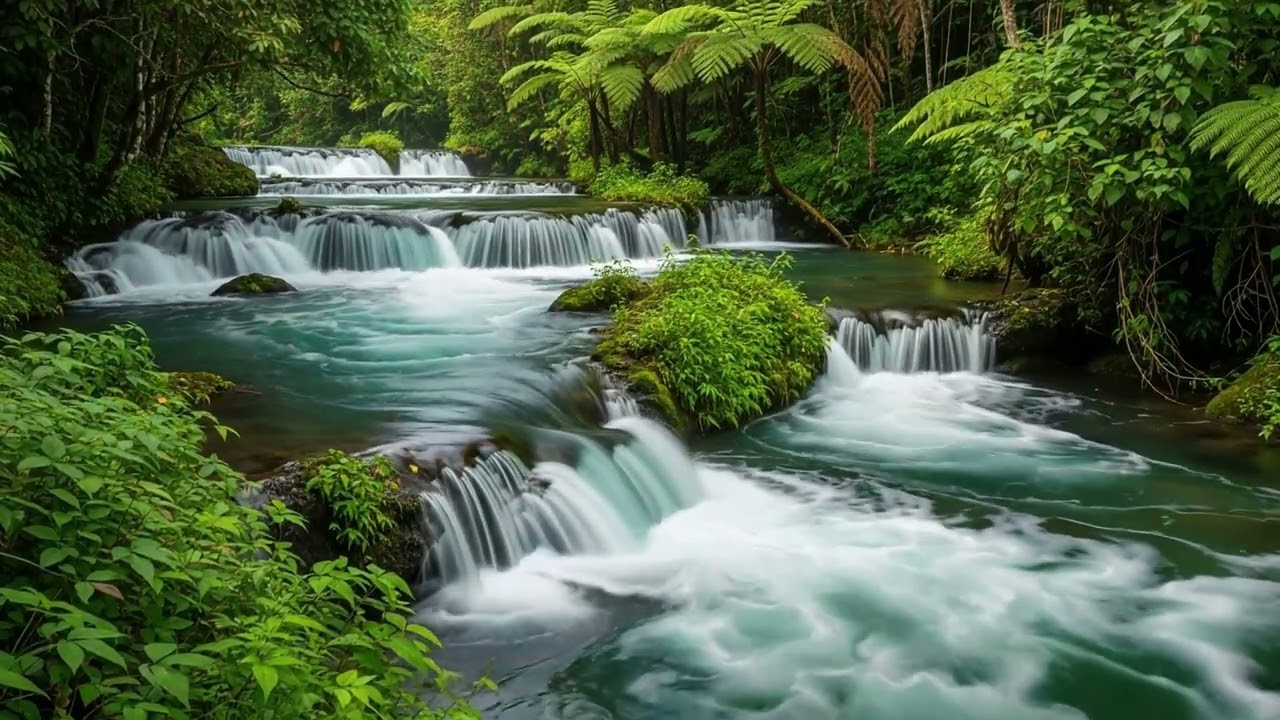 River Sleep Ambience: Deep Night Water Flow | Gentle Dark Stream for Deep Sleep & Relaxation