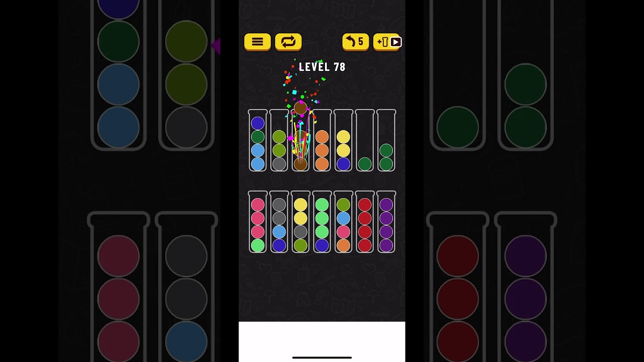 Let&rsquo;s Play Ball Sort Lvl 78 #letsplay #ballsort