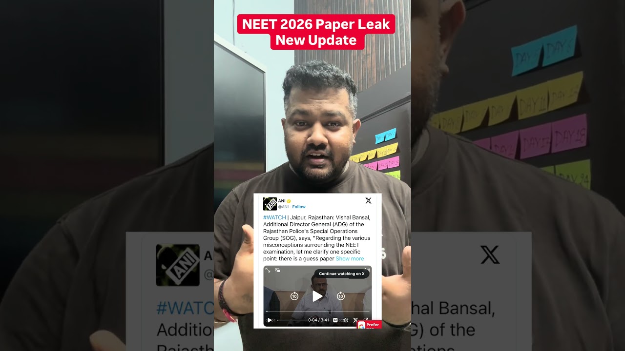 New Updates on the NEET 2026 Paper Leak