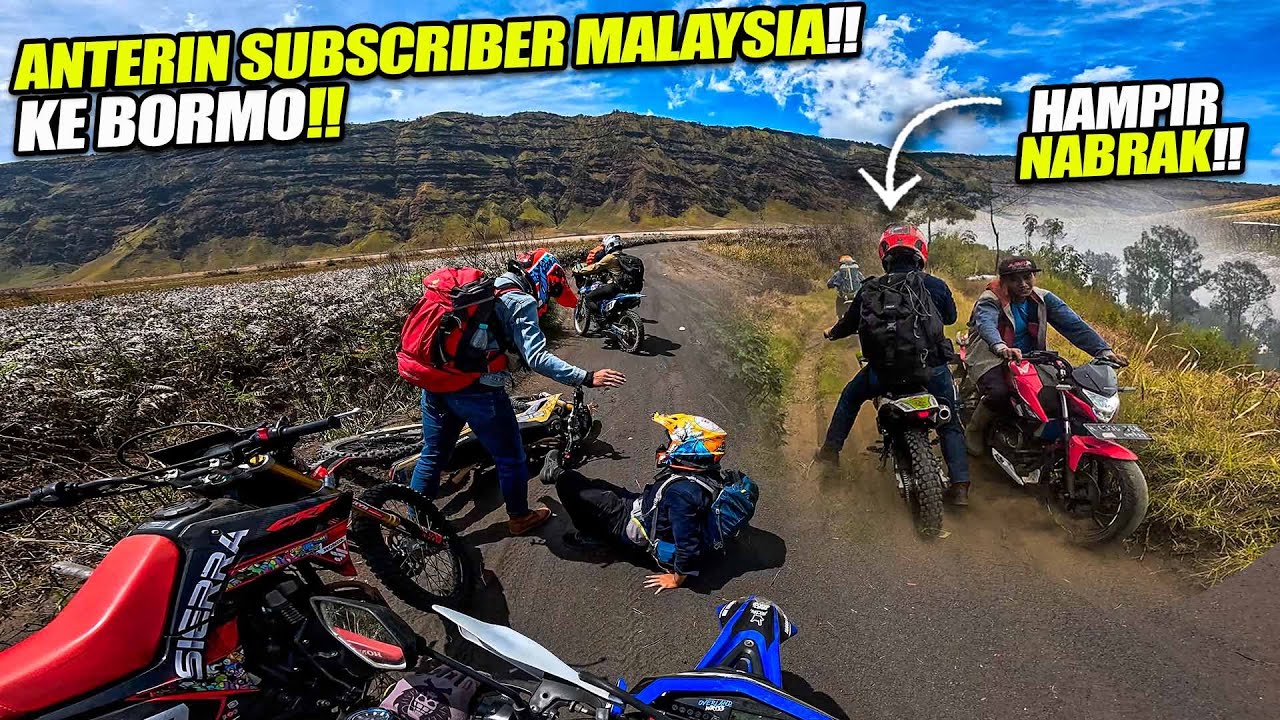 KONTEN NGEMONG WARGA MALAYSIA NAIK TRAIL !! (Camp Malam Jumat di Bromo)