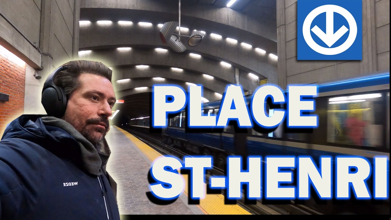 Place-Saint-Henri: Une station rénovée dans un quartier plein d'histoire! #montreal #metro