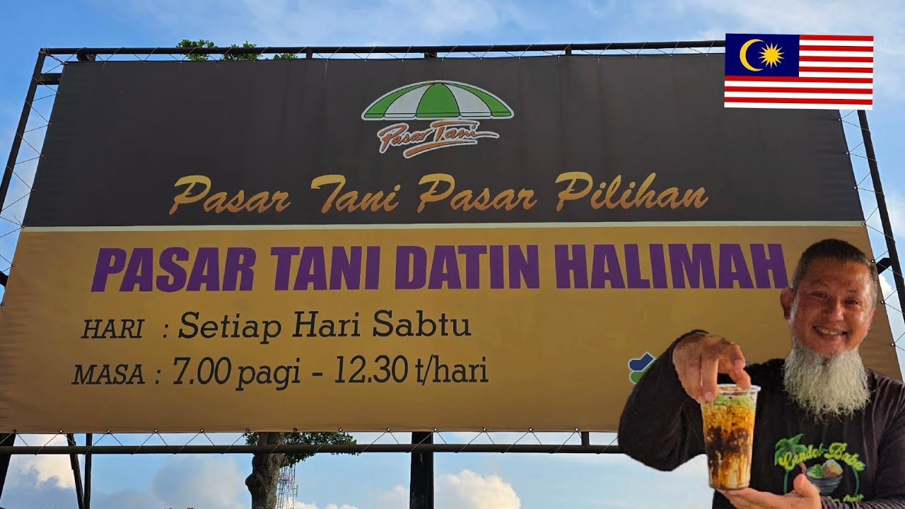 WAKE UP TO KAMPONG CHARM! Pasar Tani Datin Halimah Morning Market Tour in Johore Bahru 🇲🇾
