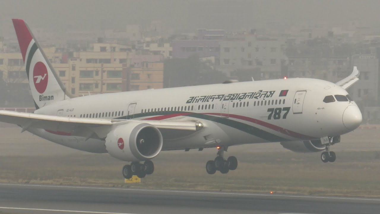 3 Minutes Airplanes spotting at Hazrat Shajalal Int'l Airport