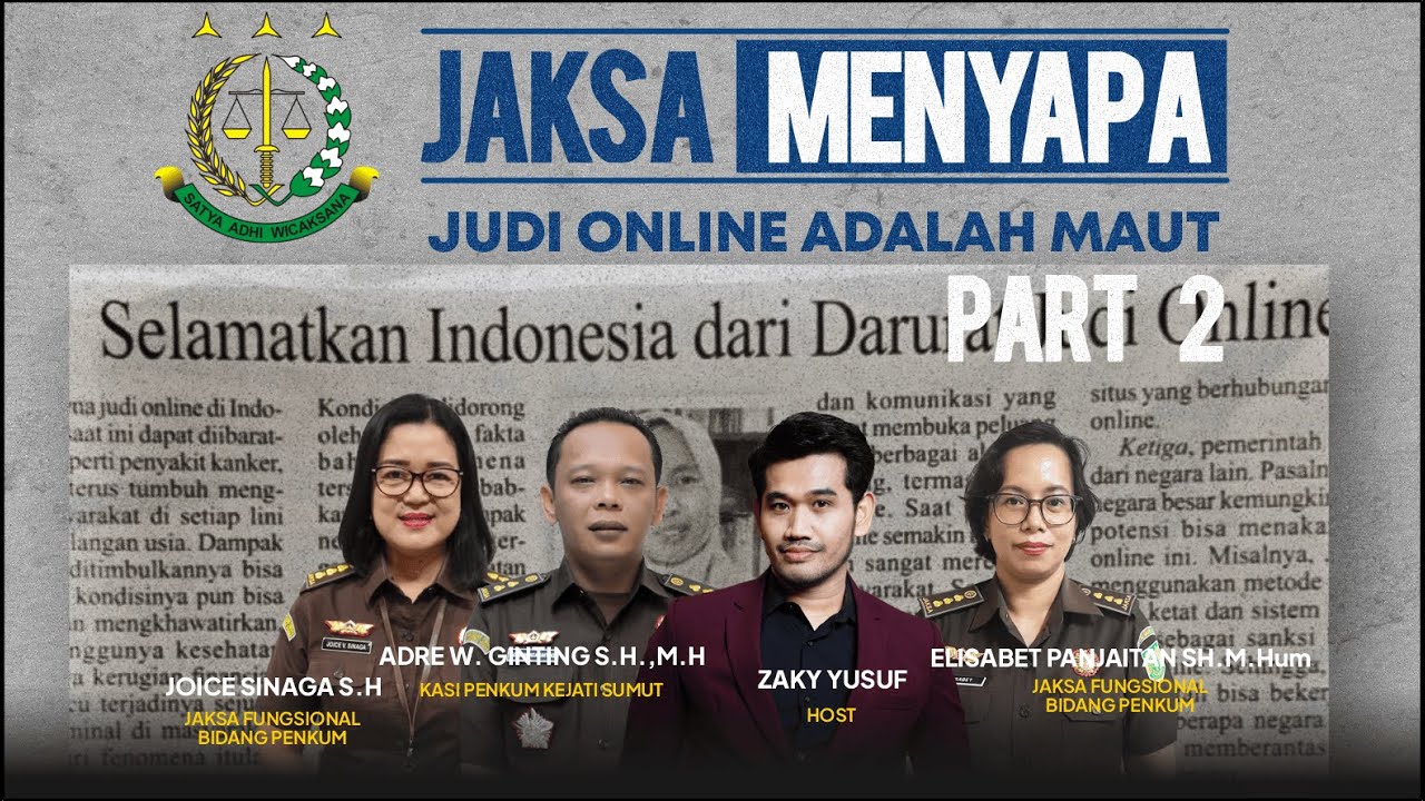 JAKSA MENYAPA | JUDI ONLINE ADALAH MAUT | KEJATI SUMATERA UTARA | PART 2