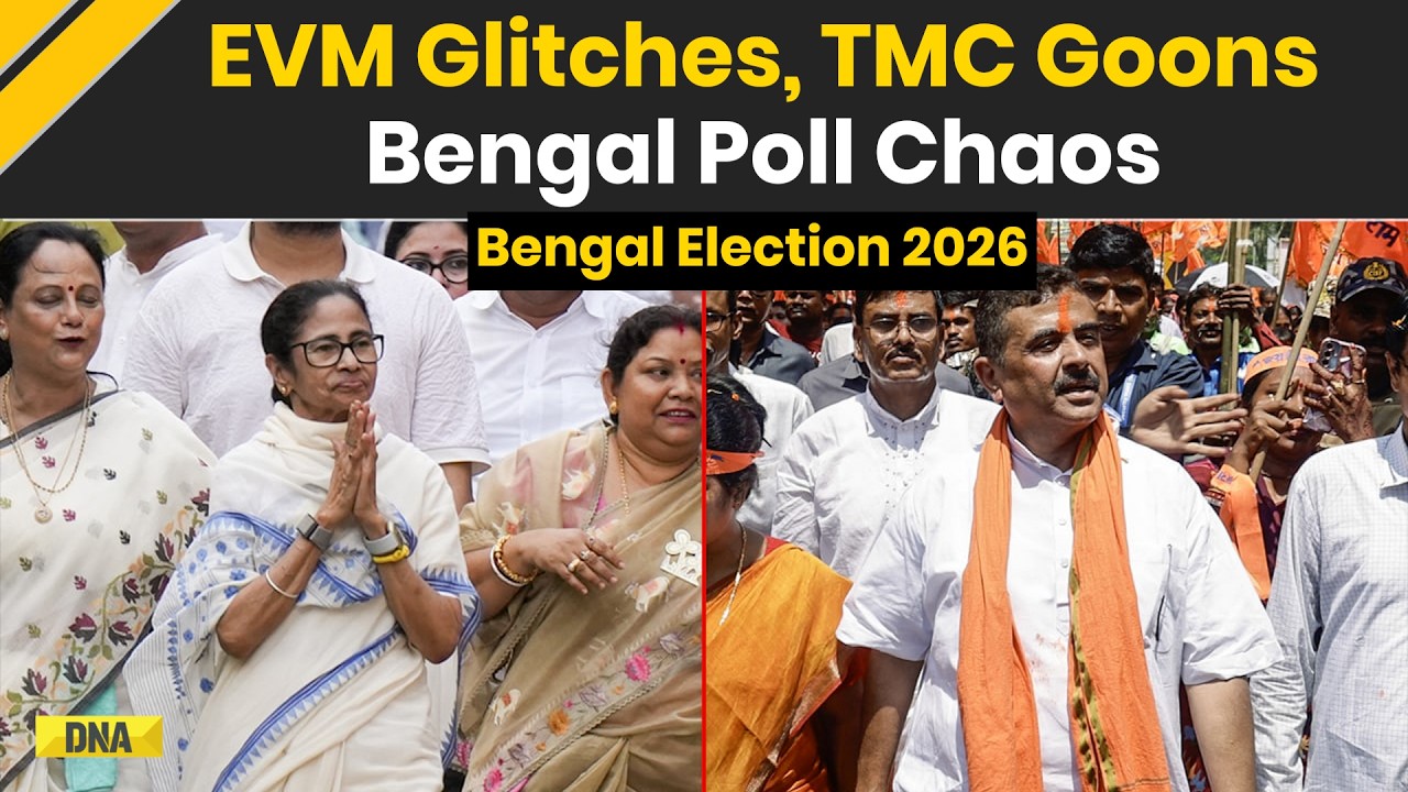 Bengal Election 2026: EVM Glitches, Violence Claims, And Political Face-Off; A Look At Polls
