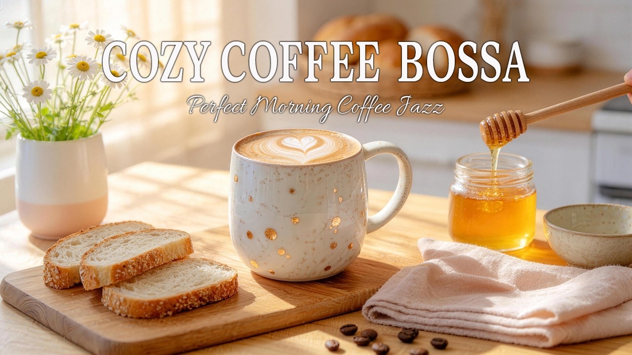 Cozy Coffee Shop Jazz & Bossa Nova Instrumental ~ Sunny Spring Morning Jazz Vibes for Study & Focus