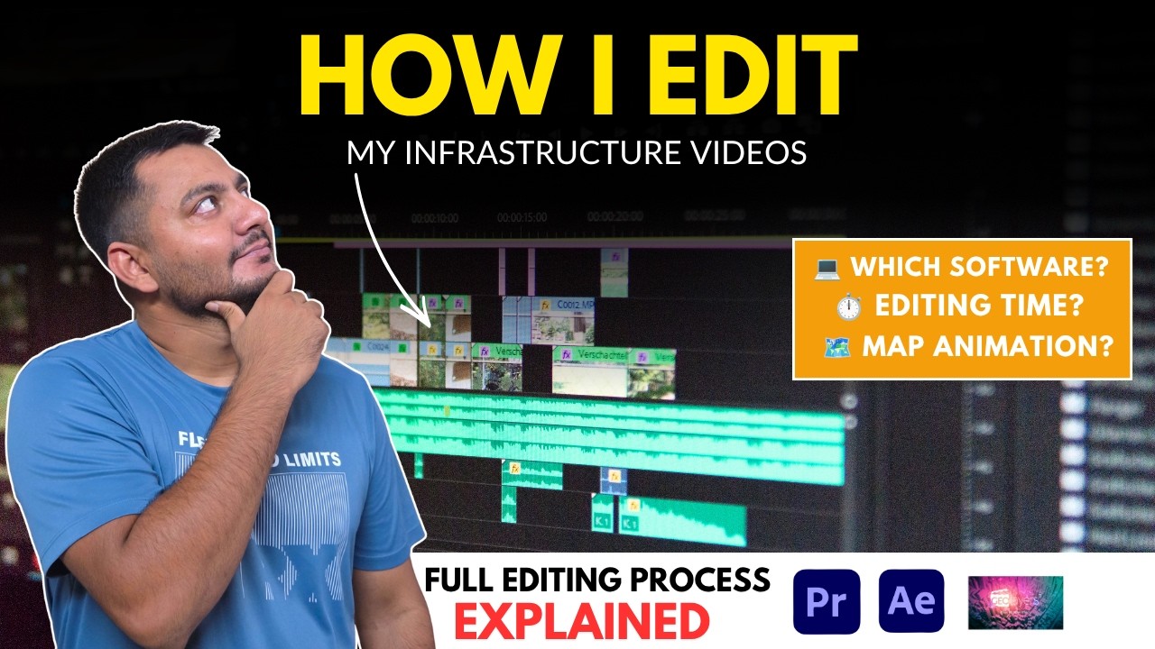 My Infrastructure Video Editing Process : Complete Editing Workflow | Behind The Scenes