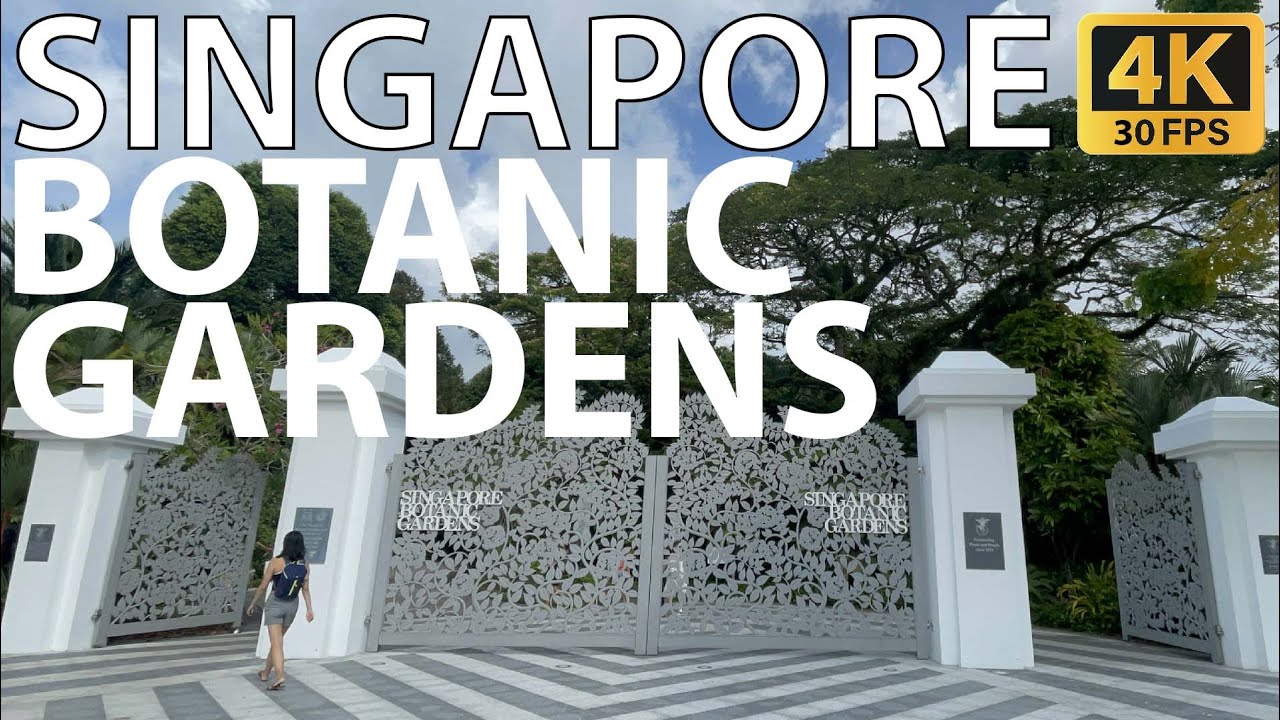 🇸🇬 Singapore Botanic Gardens Walking Tour [4K 30fps]
