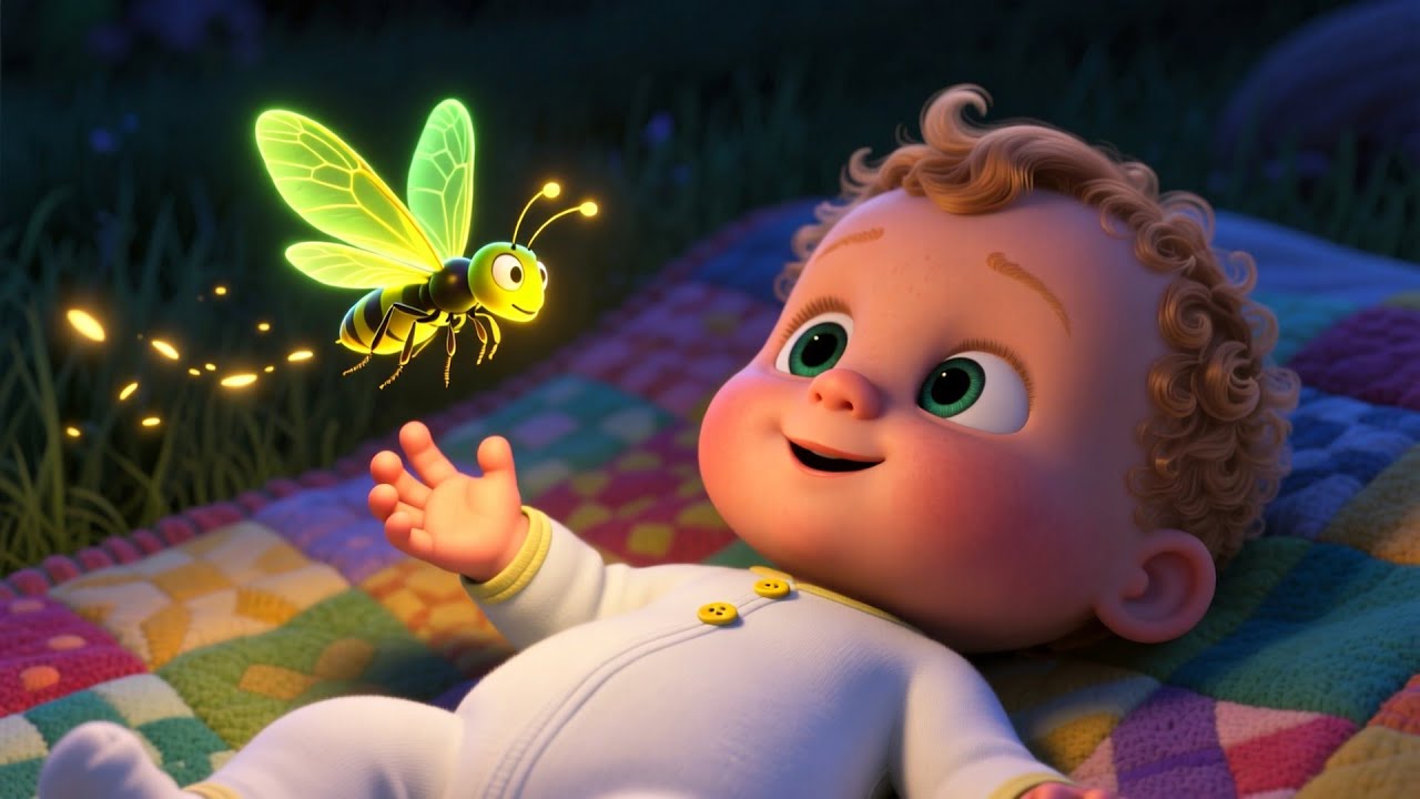 Песенка про светлячка-малыша ✨🐞 | Веселая песенка для детей | Изучаем цвета и природу вместе с де...