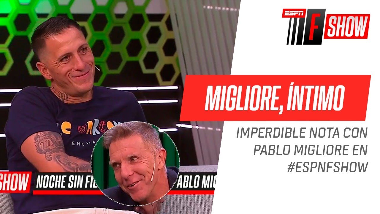 Alejandro Fantino y una charla íntima en #ESPNFShow con Pablo #Migliore