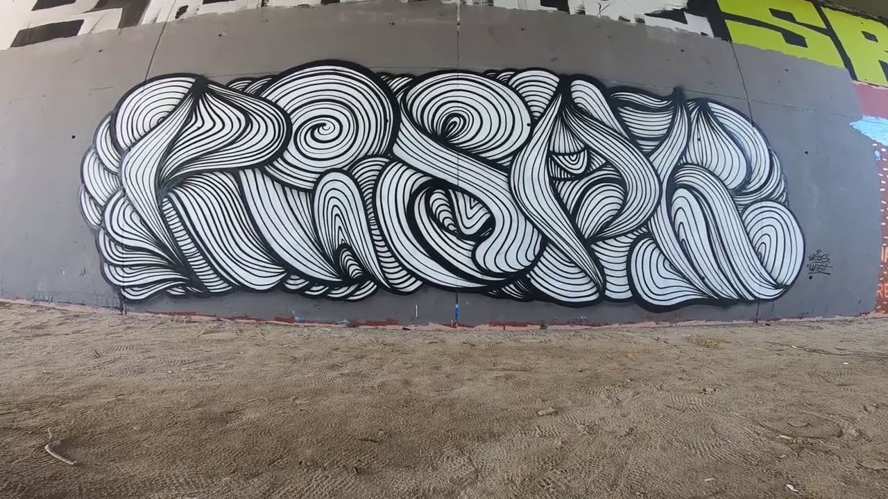 Graffiti - RESAKS //⚫️ Psicodelic Letters ⚪️