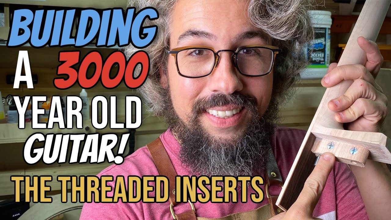 How To Make An Acoustic Guitar Ep. 35 (Threaded Inserts For The Bolt-On Neck)
