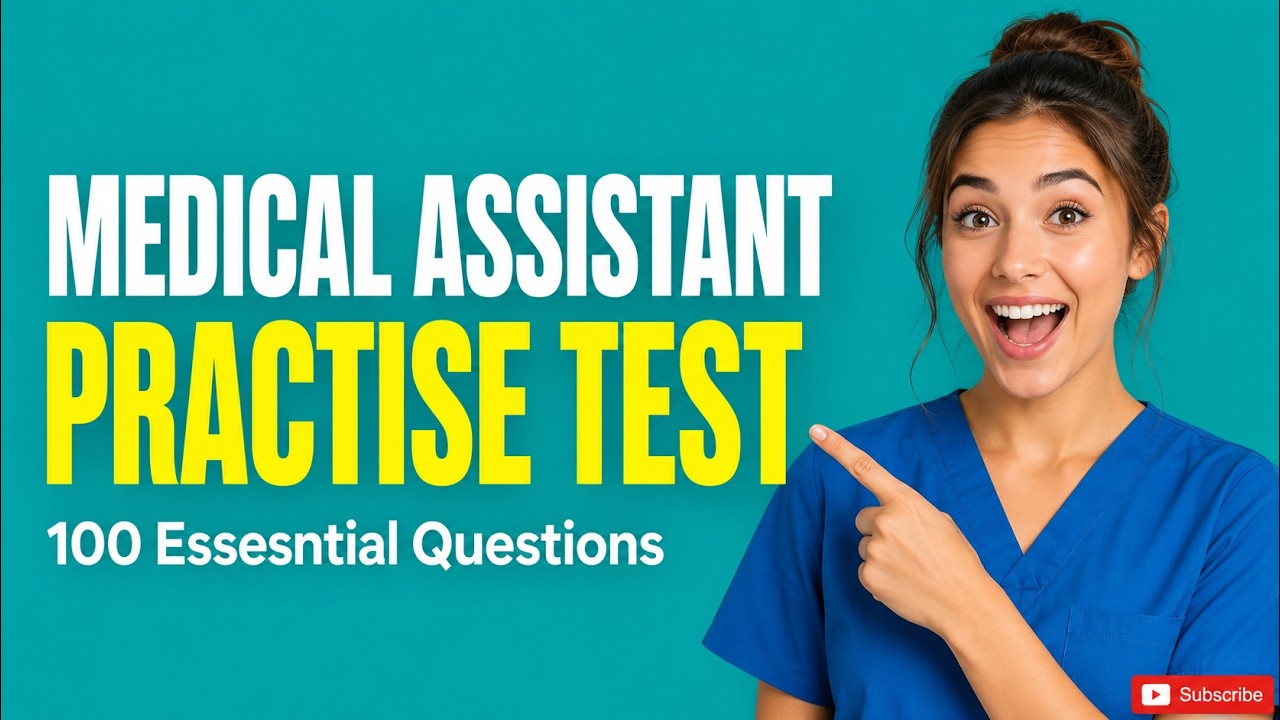NHA Medical Assistant Practice Test 2026 (Full CCMA Mock Exam) #medicalaspirants #medicalstudent