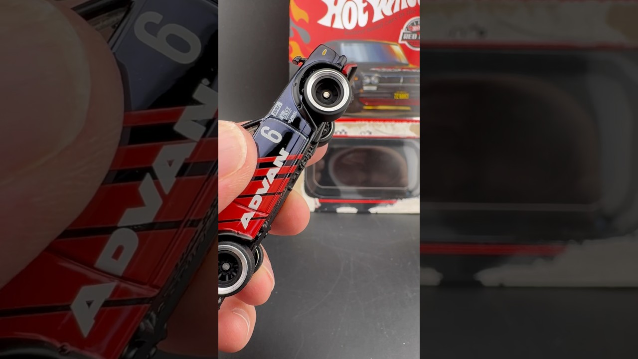 Wheel swapping the Hot Wheels Advan Skyline with Monoblock wheels #hotwheels #hakosuka