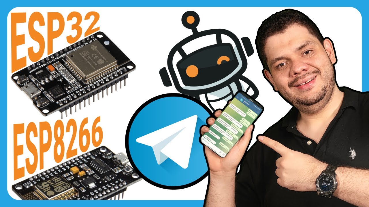 📱 Aprende a Crear un TelegramBot en ESP32 y ESP8266 con Arduino