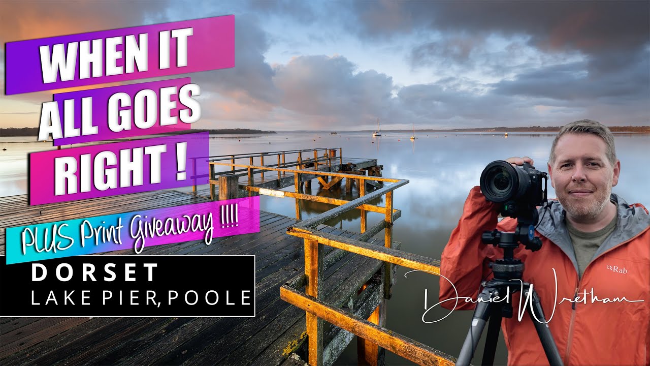 EPIC Morning at Lake Pier | Landscape Photography | Dorset | Sunrise | Rainbow