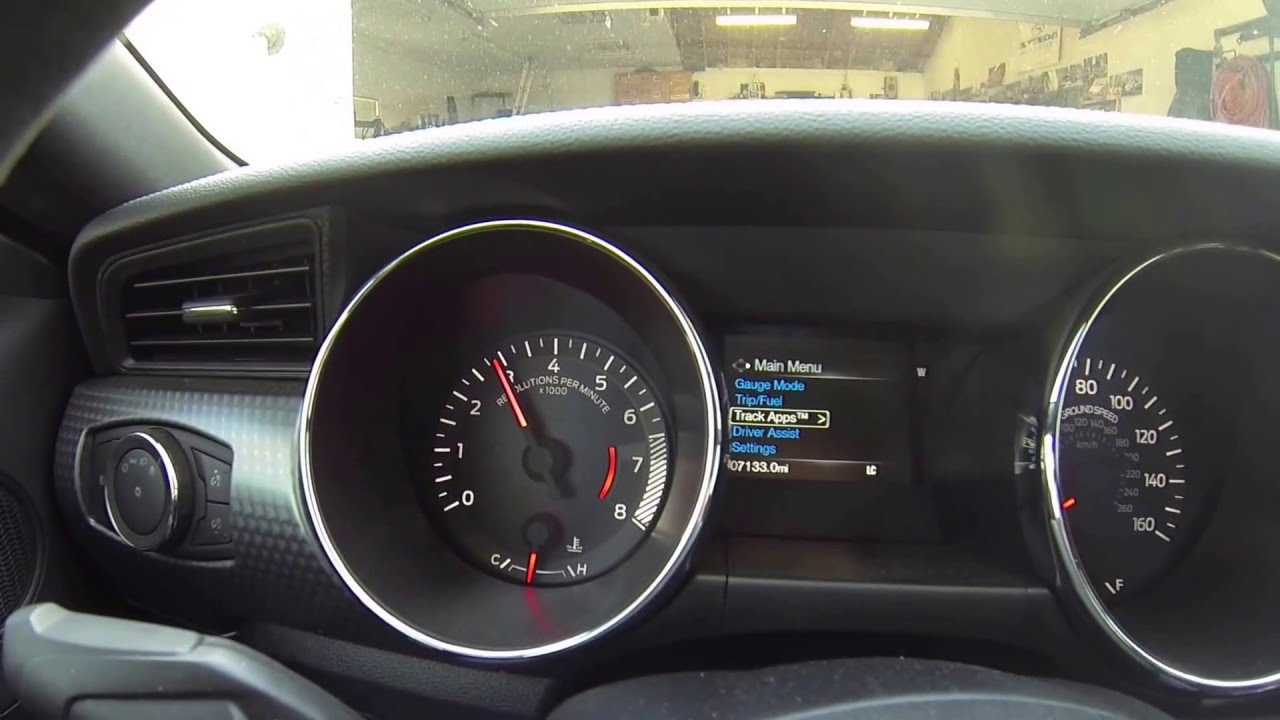 2015 Mustang Track Apps Launch Control