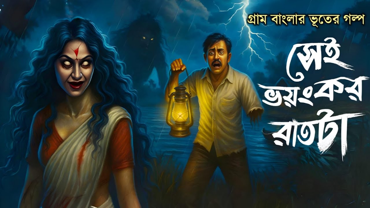 সেই ভয়ংকর রাতটা।(হাড় হিম করা ভয়ের গল্প ) গ্রাম বাংলার ভূতের গল্প Gram BanglarVuterGolpo ||