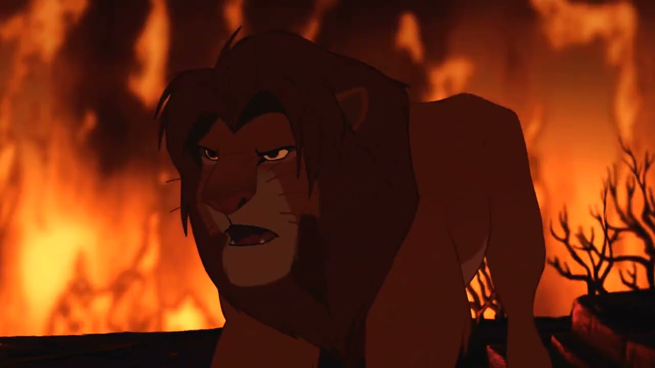Il Re Leone (1994) - La Fine Di Scar [UHD]
