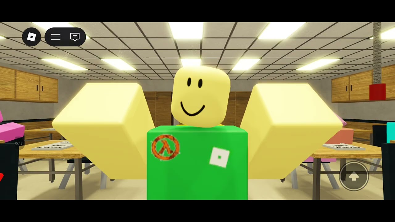 Finais bom e ruim do jogo eu não estudei no roblox
