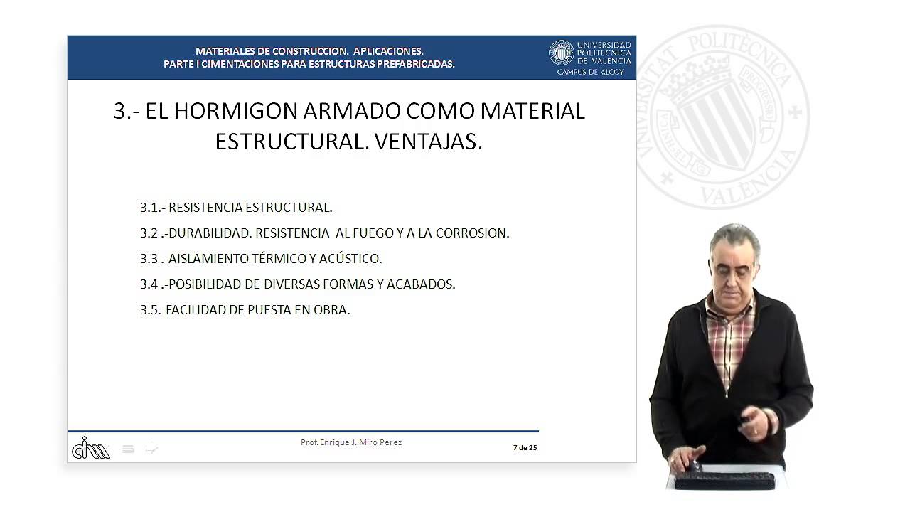 Materiales de Construcción. Aplicaciones. Parte I Cimentaciones para estructuras prefabrica |  | UPV