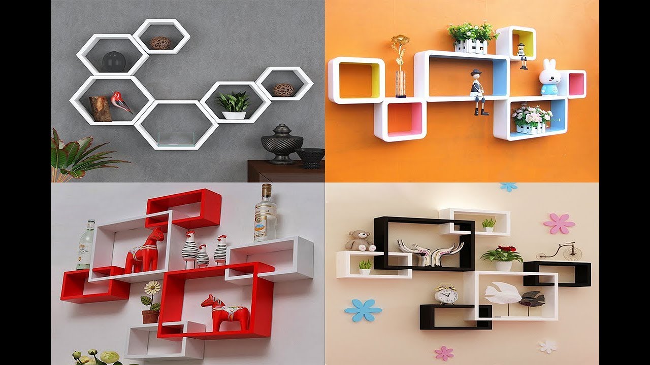 Wall shelves design for bedroom & Living room(AS Royal Decor)