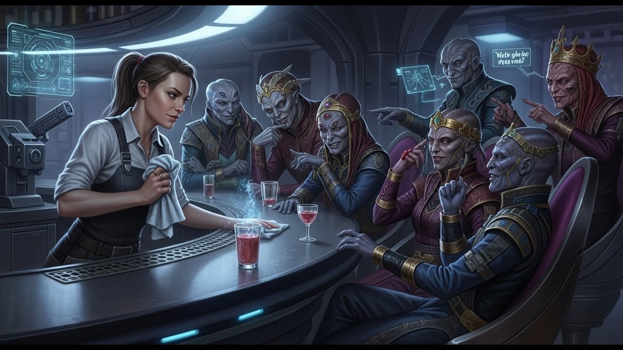 Alien Royals Mock a Human Bartender—But They Don’t Realize She Commands HFY | Best Reddit Stories