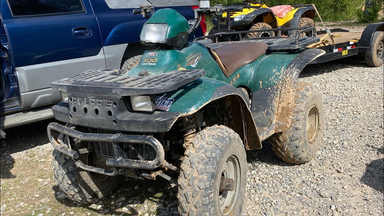 Riding The Polaris Xplorer 400 2 Stroke
