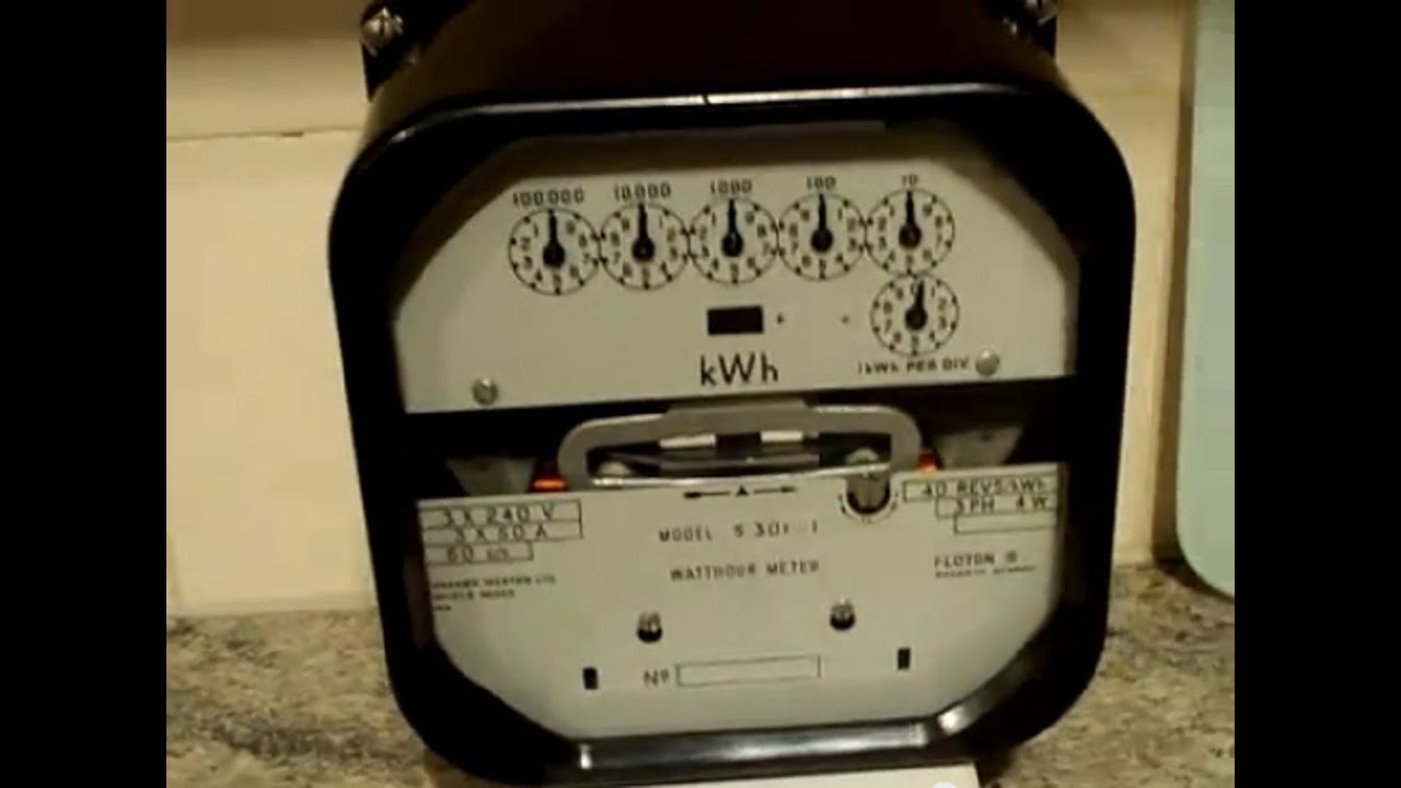 Electricity Meter : Sangamo Weston S301.1 ( 3ph, Direct )