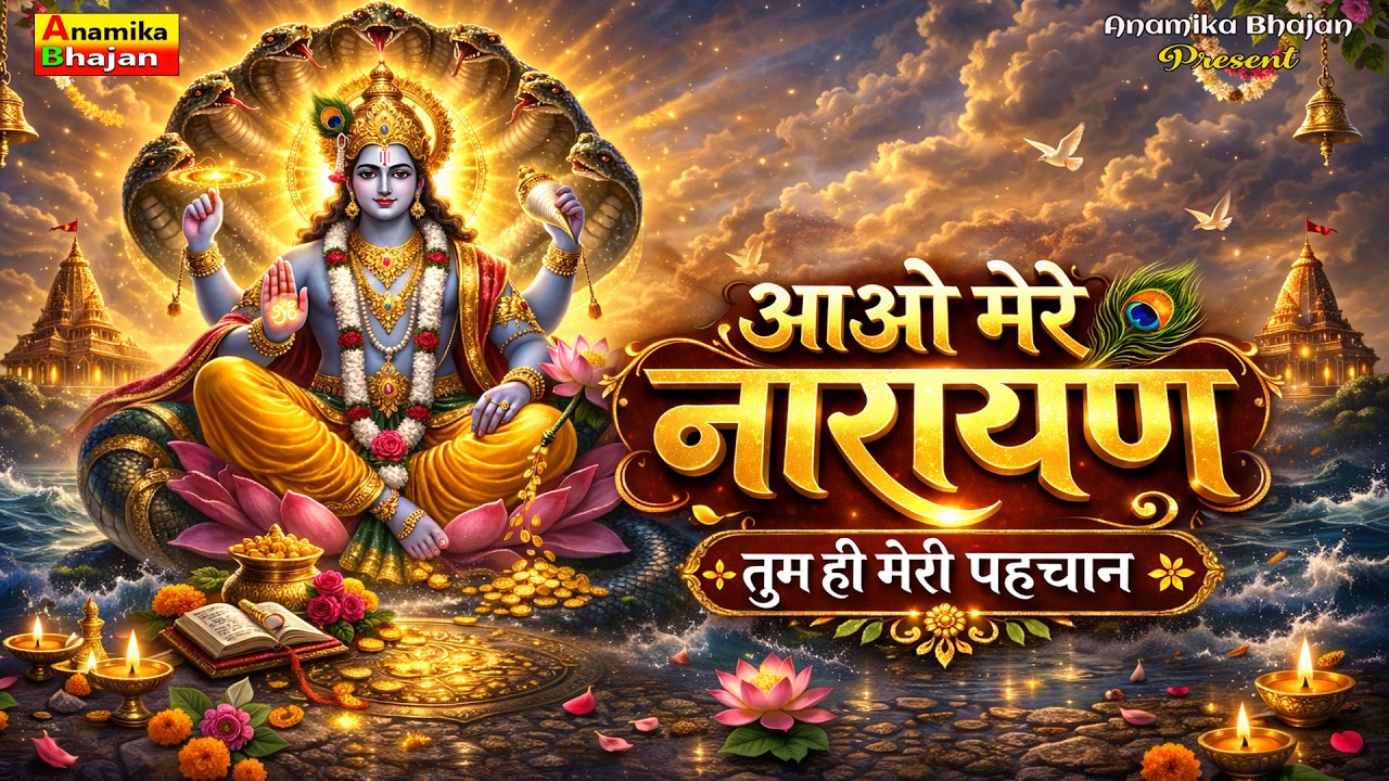 नारायण कृपा बरसेगी | Vishnu Bhajan | सुनते ही चमत्कार होगा 🙏केवल 5 मिनट सुनो | जीवन बदल जाएगा |
