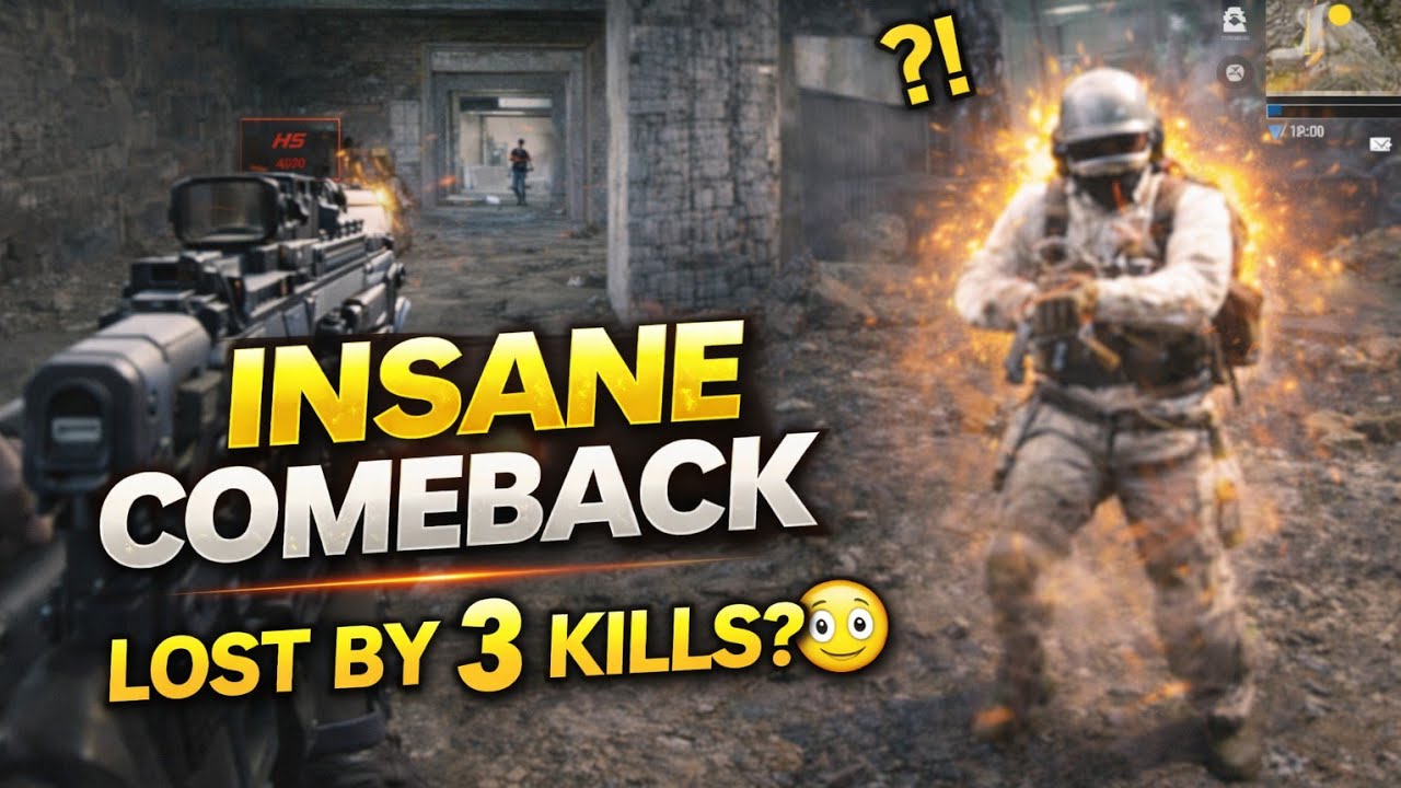 INSANE Comeback… But Lost by 3 Kills 😳 | Were They Hacking?