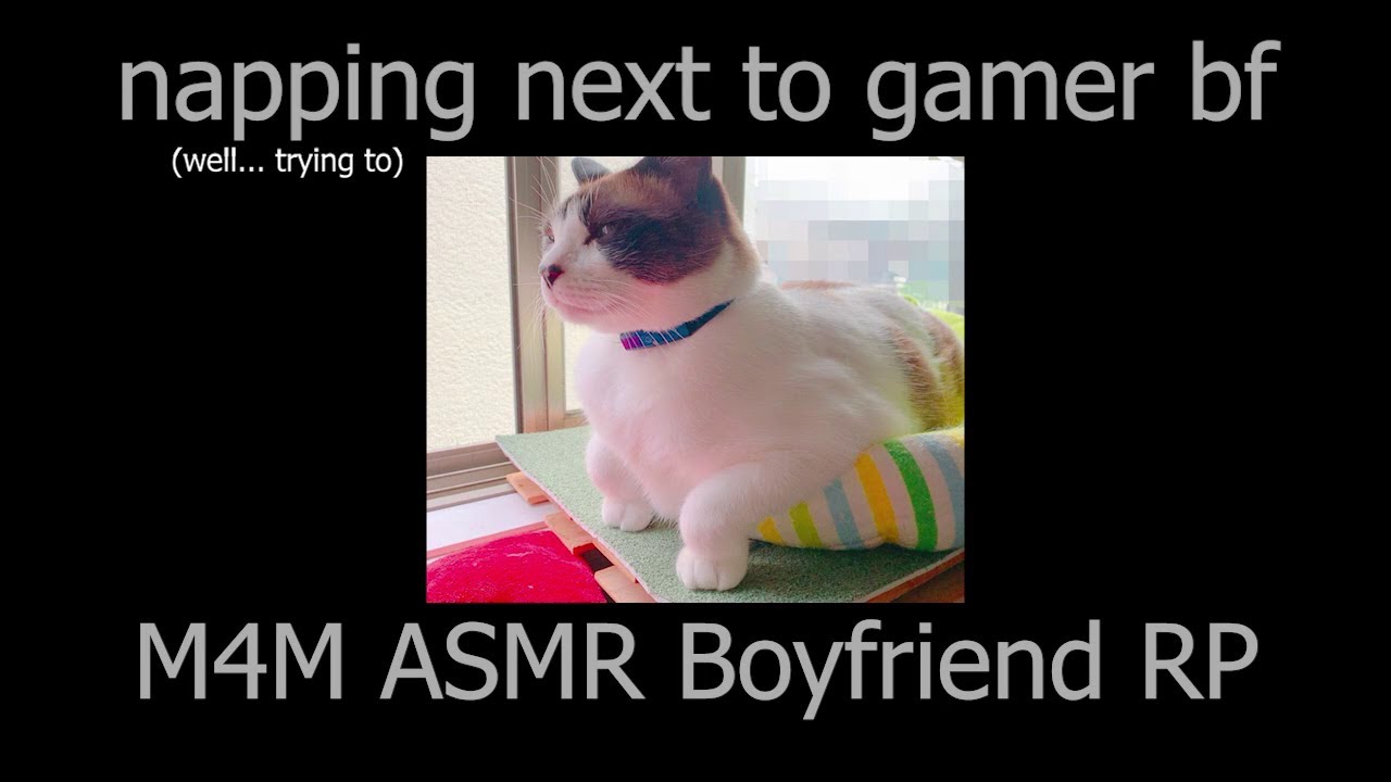 [M4M ASMR] Napping on your gamer boyfriends lap [sleep aid] [Boyfriend RP]