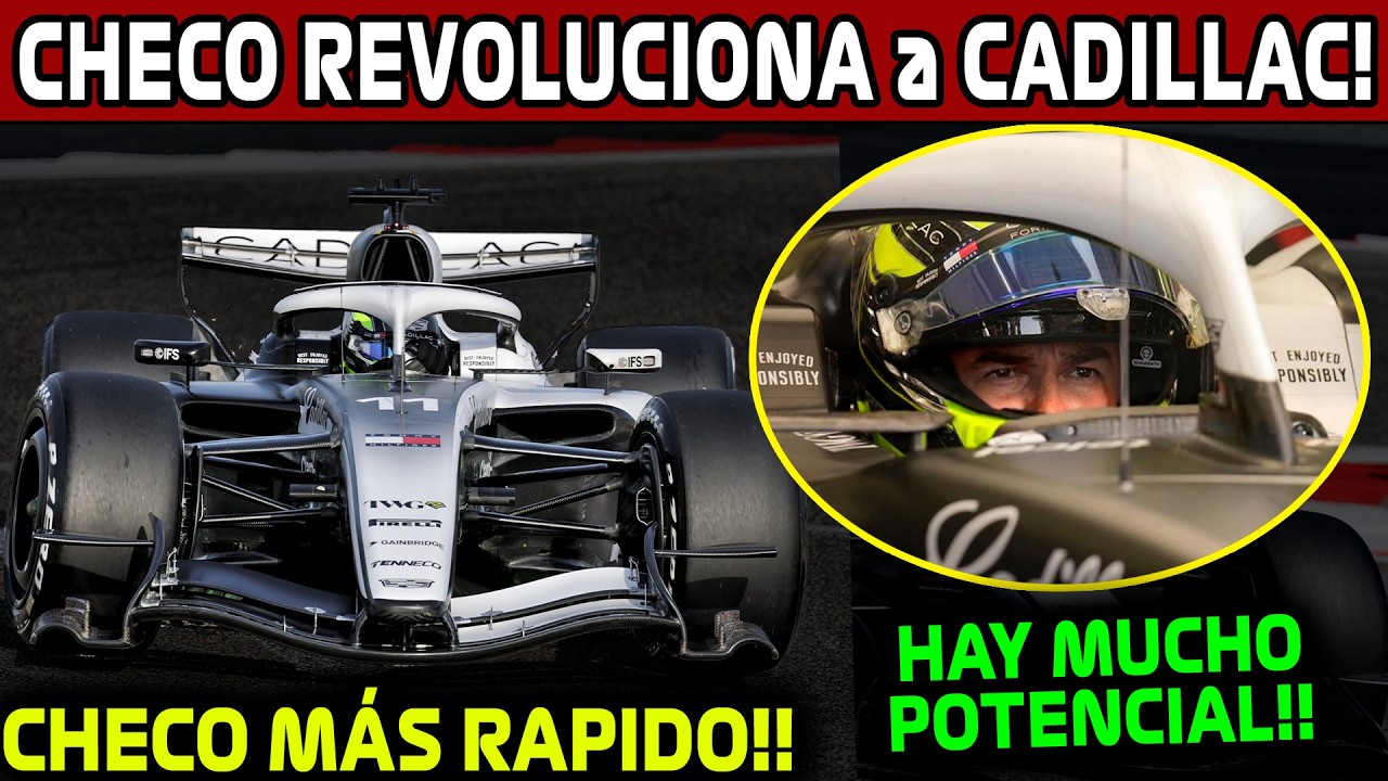 CADILLAC se VE MUY BIEN con CHECO!! MEJORAN en TODO!! RESUMEN TEST BAHREIN DIA 1!! NOTICIAS F1 2026