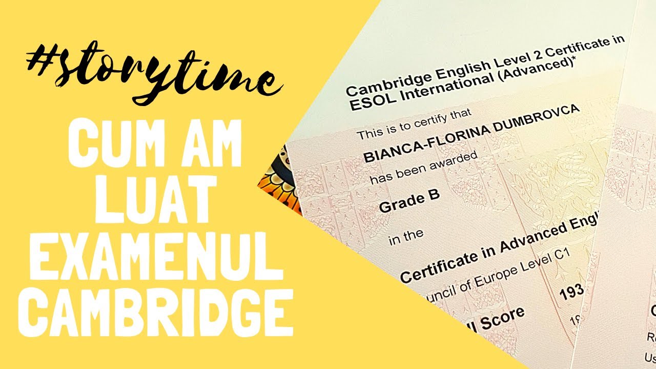 STORYTIME | Despre examenul Cambridge & cum am învățat limba engleză
