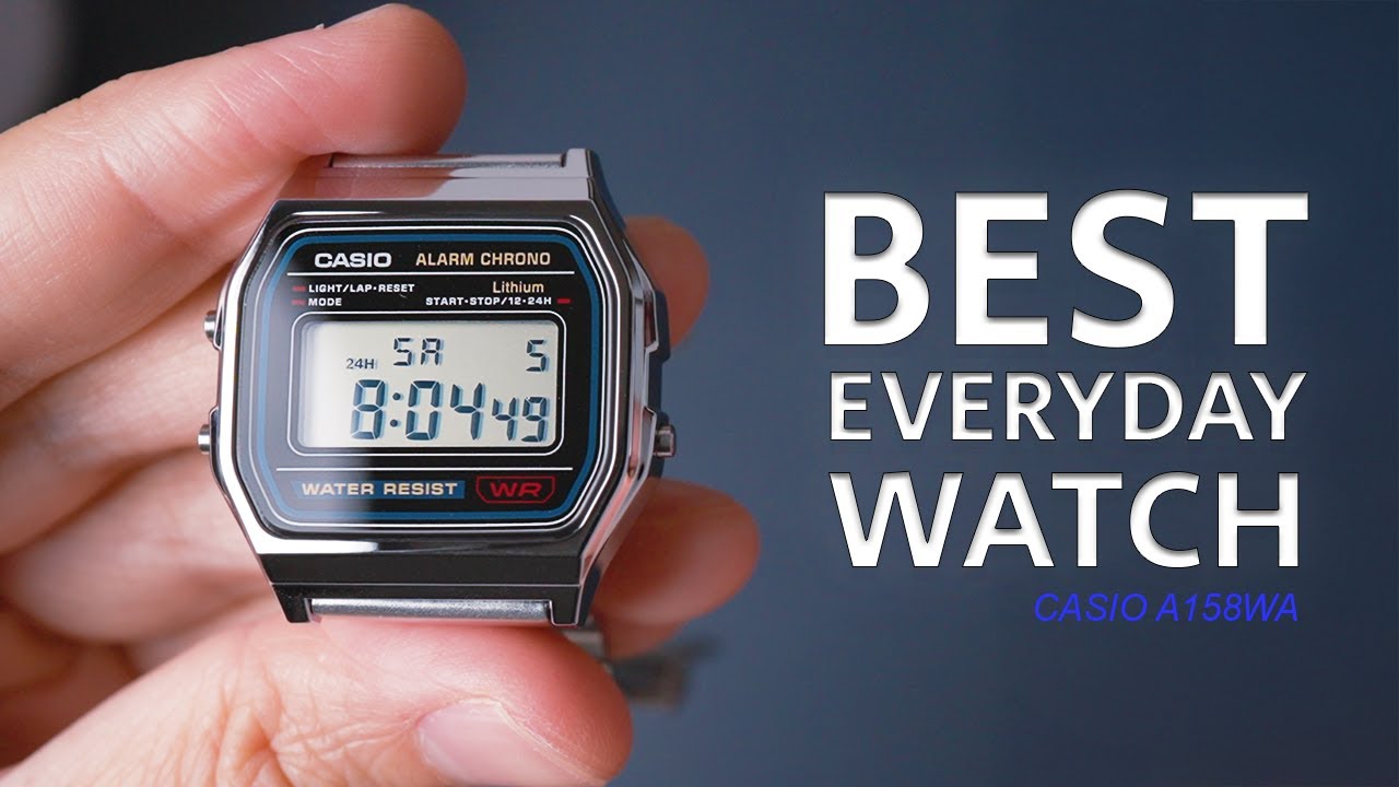 Best Everyday Watch // Casio A158WA Series // Unisex Digital Watch // Vintage // $19.95