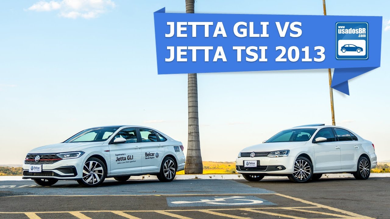 VW JETTA GLI 2019 VS JETTA TSI 2013 - VLOG USADOSBR