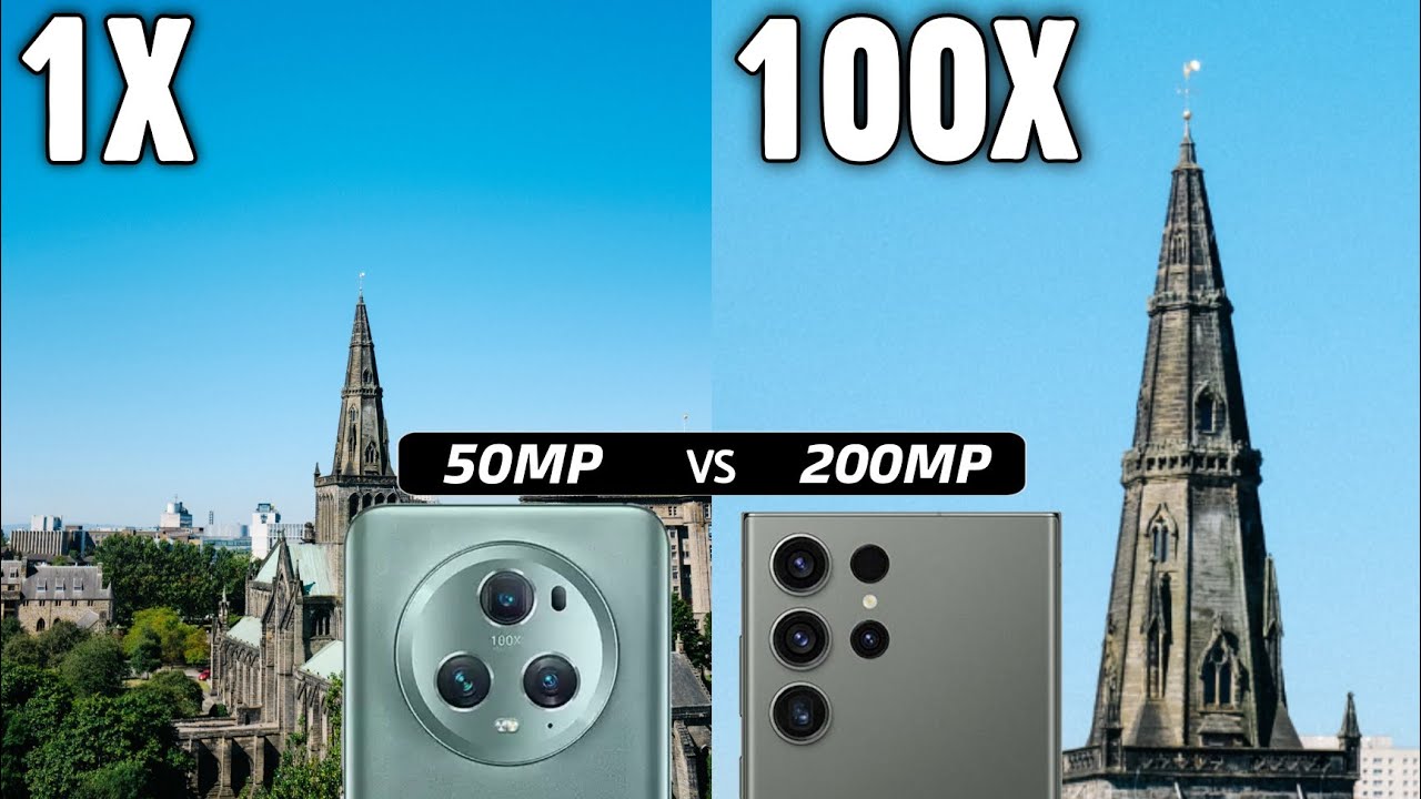 Honor Magic 5 Pro vs Samsung Galaxy S23 Ultra Zoom Test