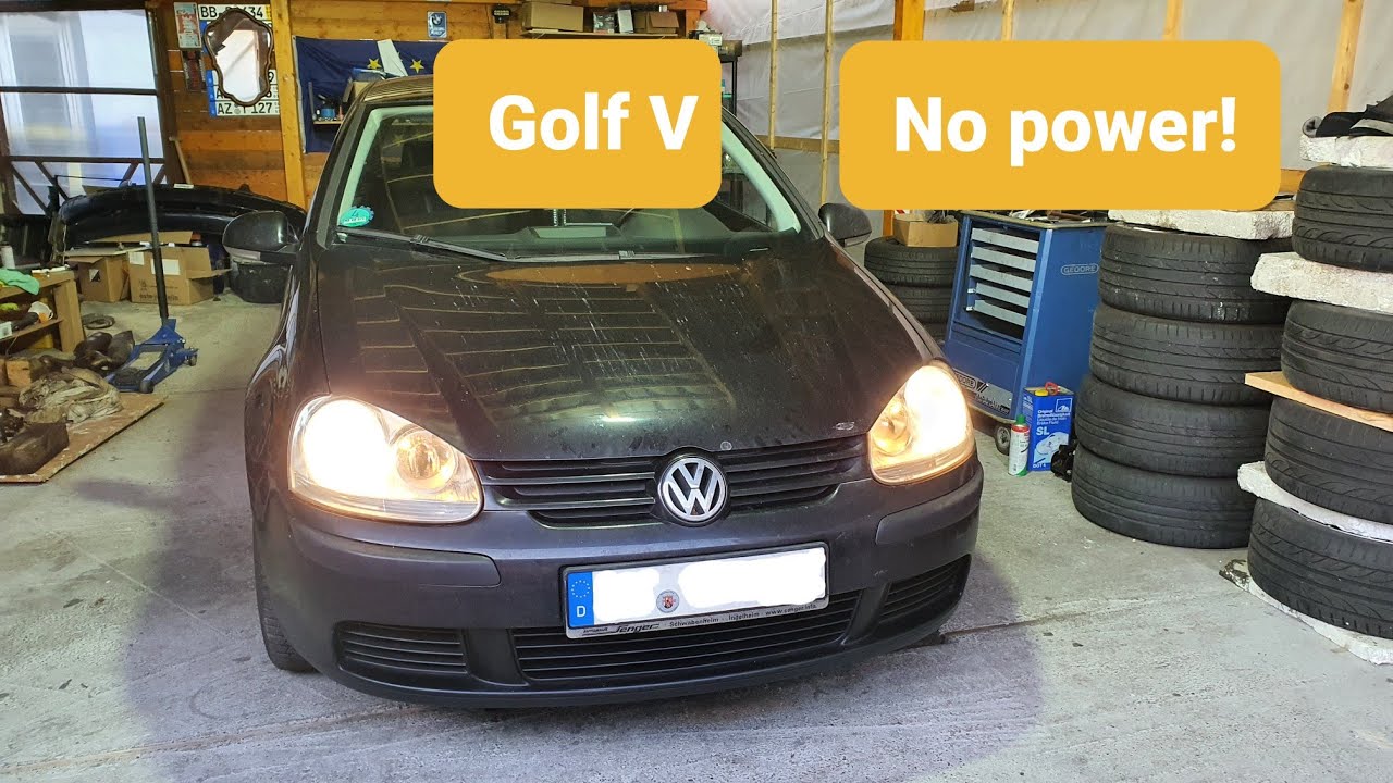 VW Golf V! НЕТ Ошибок, НЕТ питания! Давайте продиагностируем!
