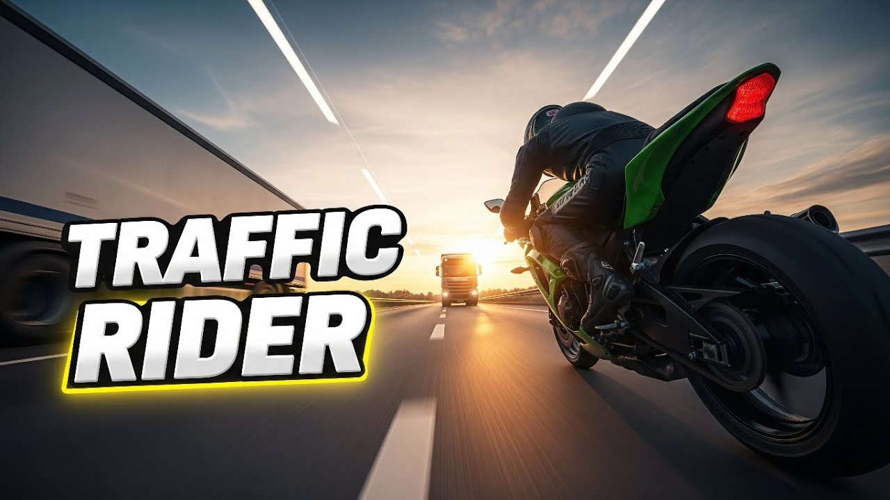 I new game play traffic rider 🏍️ ! Game play video Atharv Gamerz44