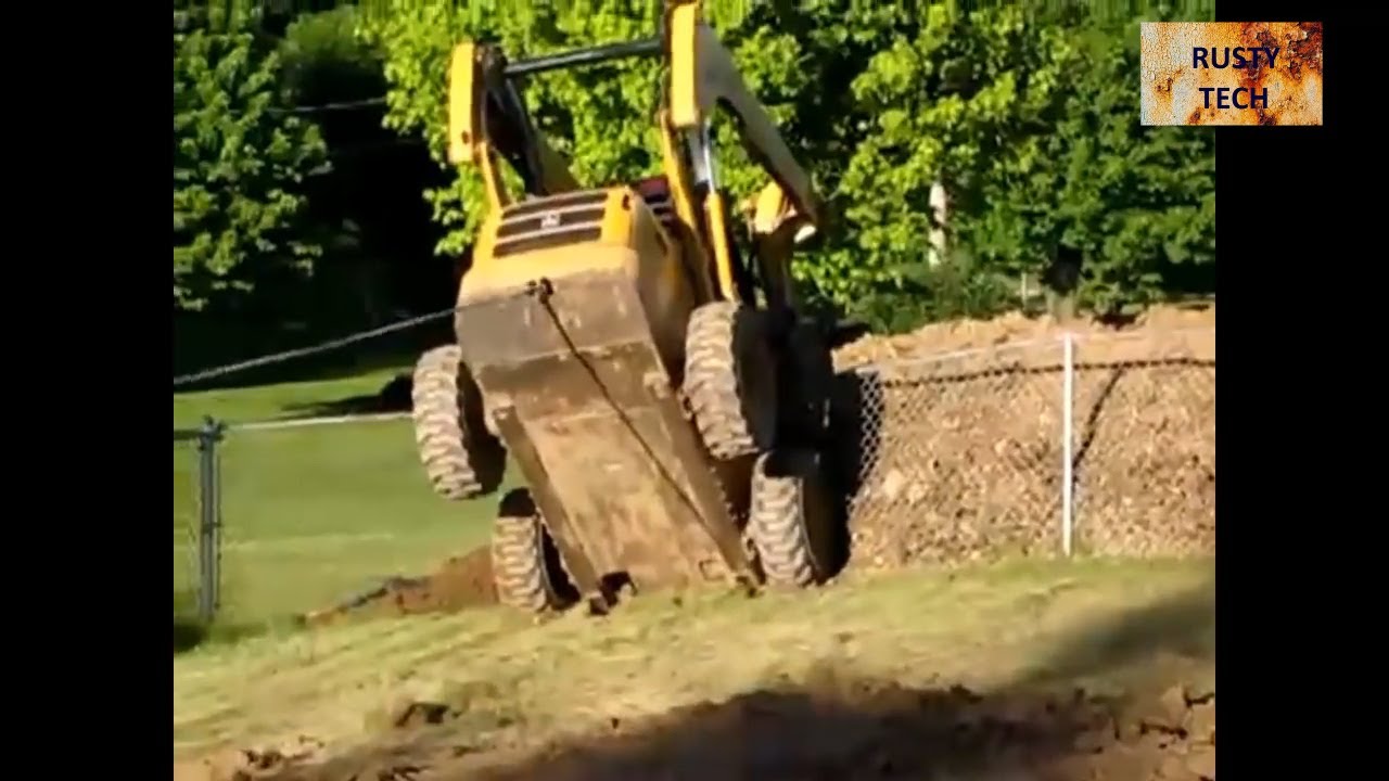 Unbelievable Bobcat Fails Truck  Accident